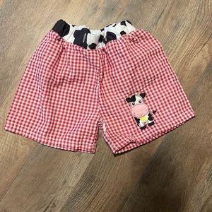 Cow swim shorts
